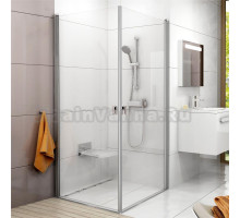 Душевой уголок Ravak CRV1-80+CRV1 Transparent, профиль сатин