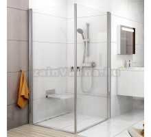 Душевой уголок Ravak CRV1-90+CRV1 Transparent, профиль блестящий