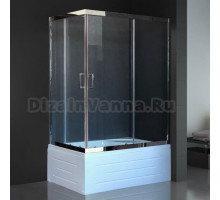 Душевой уголок Royal Bath RB8120BP-T-CH-R с поддоном