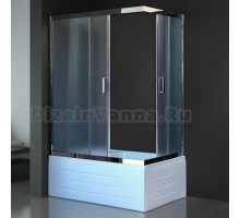 Душевой уголок Royal Bath RB8100BP-C-CH-L с поддоном