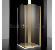 Душевой уголок Sturm Eleganz 100 см gold