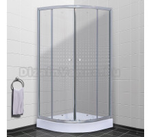 Душевой уголок Timo TL-9001 Romb Glass с поддоном