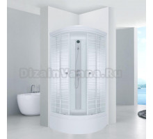 Душевой уголок Triton Стандарт 100х100 В полосы