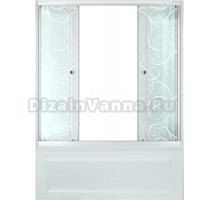 Шторка на ванну Triton узоры 150 см