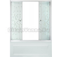 Шторка на ванну Triton мозаика 170 см