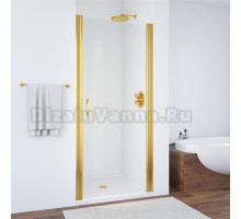 Душевая дверь в нишу Vegas Glass EP 60 09 01 профиль золото, стекло прозрачное