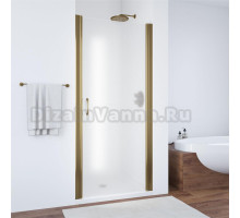 Душевая дверь в нишу Vegas Glass EP 60 05 10 профиль бронза, стекло сатин