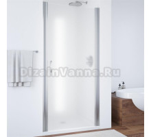 Душевая дверь в нишу Vegas Glass EP 60 08 10 профиль глянцевый хром, стекло сатин