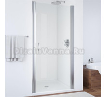 Душевая дверь в нишу Vegas Glass EP 70 08 01 профиль глянцевый хром, стекло прозрачное
