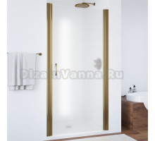 Душевая дверь в нишу Vegas Glass EP 70 05 10 профиль бронза, стекло сатин