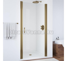 Душевая дверь в нишу Vegas Glass EP 75 05 01 профиль бронза, стекло прозрачное