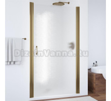 Душевая дверь в нишу Vegas Glass EP 85 05 02 профиль бронза, стекло шиншилла