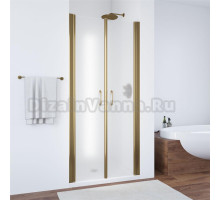 Душевая дверь в нишу Vegas Glass E2P 70 05 10 профиль бронза, стекло сатин
