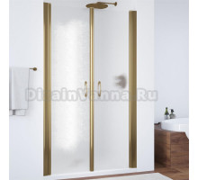 Душевая дверь в нишу Vegas Glass E2P 95 05 02 профиль бронза, стекло шиншилла