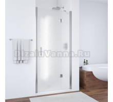 Душевая дверь в нишу Vegas Glass AFP 100 08 02 R профиль глянцевый хром, стекло шиншилла