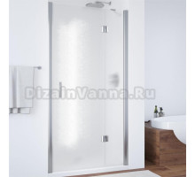 Душевая дверь в нишу Vegas Glass AFP 120 08 02 R профиль глянцевый хром, стекло шиншилла