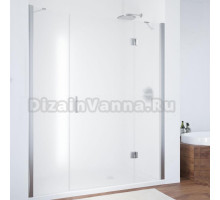 Душевая дверь в нишу Vegas Glass AFP-F 160 08 10 R профиль глянцевый хром, стекло сатин