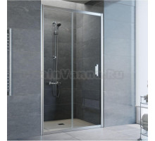 Душевая дверь в нишу Vegas Glass ZP 100 08 01 профиль глянцевый хром, стекло прозрачное