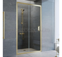 Душевая дверь в нишу Vegas Glass ZP 105 09 01 профиль золото, стекло прозрачное