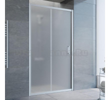 Душевая дверь в нишу Vegas Glass ZP 105 07 10 профиль матовый хром, стекло сатин