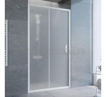 Душевая дверь в нишу Vegas Glass ZP 105 01 10 профиль белый, стекло сатин