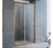 Душевая дверь в нишу Vegas Glass ZP 105 05 02 профиль бронза, стекло шиншилла