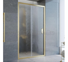 Душевая дверь в нишу Vegas Glass ZP 105 09 02 профиль золото, стекло шиншилла