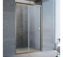 Душевая дверь в нишу Vegas Glass ZP 110 05 02 профиль бронза, стекло шиншилла