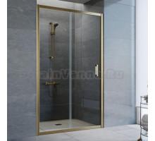 Душевая дверь в нишу Vegas Glass ZP 115 05 01 профиль бронза, стекло прозрачное