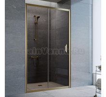 Душевая дверь в нишу Vegas Glass ZP 115 05 05 профиль бронза, стекло бронза