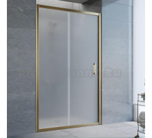 Душевая дверь в нишу Vegas Glass ZP 115 05 10 профиль бронза, стекло сатин