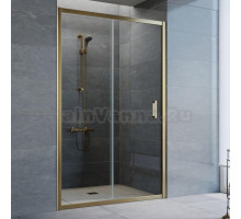 Душевая дверь в нишу Vegas Glass ZP 120 05 01 профиль бронза, стекло прозрачное