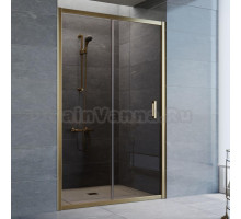 Душевая дверь в нишу Vegas Glass ZP 120 05 05 профиль бронза, стекло бронза