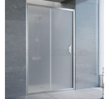 Душевая дверь в нишу Vegas Glass ZP 120 08 10 профиль глянцевый хром, стекло сатин