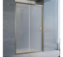 Душевая дверь в нишу Vegas Glass ZP 120 05 10 профиль бронза, стекло сатин