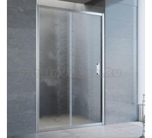 Душевая дверь в нишу Vegas Glass ZP 125 08 02 профиль глянцевый хром, стекло шиншилла