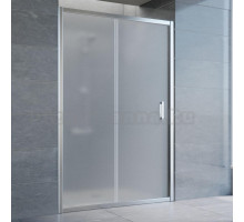 Душевая дверь в нишу Vegas Glass ZP 130 08 10 профиль глянцевый хром, стекло сатин