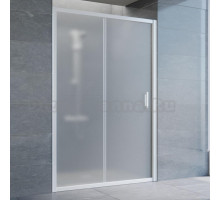 Душевая дверь в нишу Vegas Glass ZP 130 01 10 профиль белый, стекло сатин