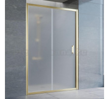 Душевая дверь в нишу Vegas Glass ZP 130 09 10 профиль золото, стекло сатин