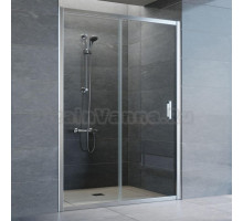 Душевая дверь в нишу Vegas Glass ZP 135 08 01 профиль глянцевый хром, стекло прозрачное
