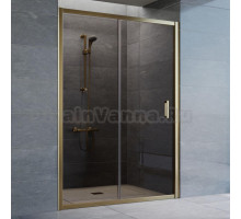 Душевая дверь в нишу Vegas Glass ZP 135 05 05 профиль бронза, стекло бронза