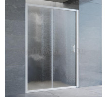 Душевая дверь в нишу Vegas Glass ZP 135 01 02 профиль белый, стекло шиншилла