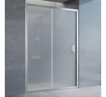 Душевая дверь в нишу Vegas Glass ZP 135 08 10 профиль глянцевый хром, стекло сатин