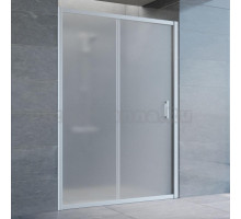 Душевая дверь в нишу Vegas Glass ZP 135 07 10 профиль матовый хром, стекло сатин