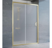 Душевая дверь в нишу Vegas Glass ZP 135 09 10 профиль золото, стекло сатин