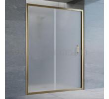 Душевая дверь в нишу Vegas Glass ZP 140 05 10 профиль бронза, стекло сатин