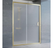 Душевая дверь в нишу Vegas Glass ZP 140 09 10 профиль золото, стекло сатин