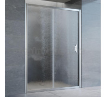 Душевая дверь в нишу Vegas Glass ZP 140 08 02 профиль глянцевый хром, стекло шиншилла