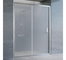 Душевая дверь в нишу Vegas Glass ZP 150 08 10 профиль глянцевый хром, стекло сатин