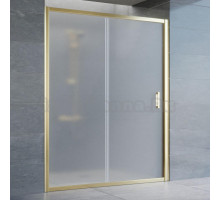 Душевая дверь в нишу Vegas Glass ZP 150 09 10 профиль золото, стекло сатин